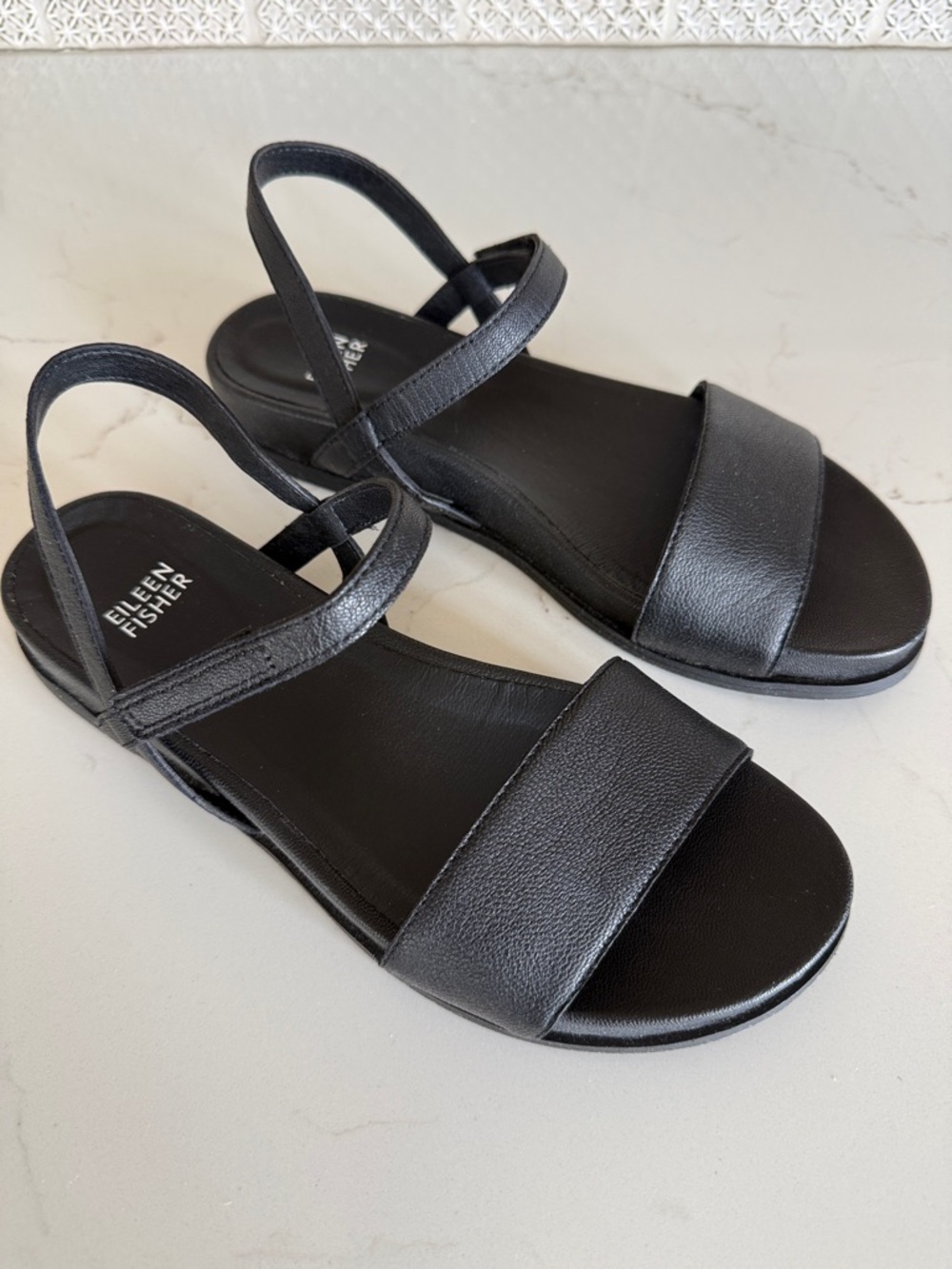 Eileen Fisher Black Sandals